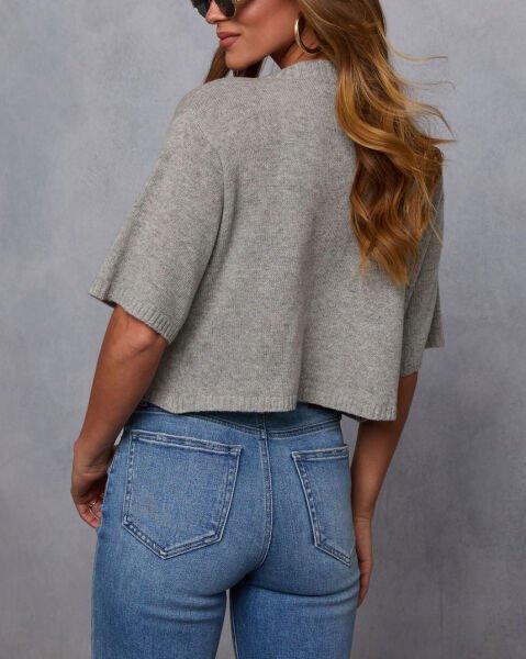 GREY CARDIGAN