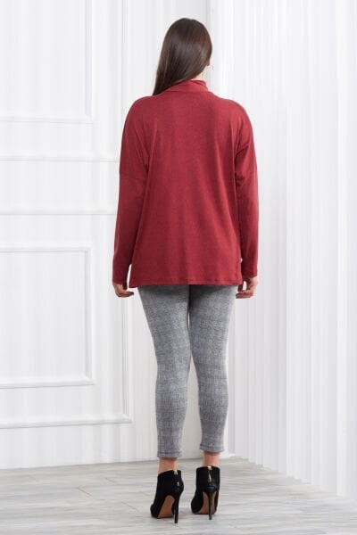 BURGUNDY BLOUSE