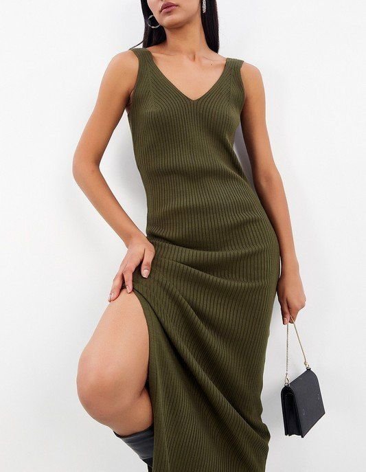 KHAKI DRESS