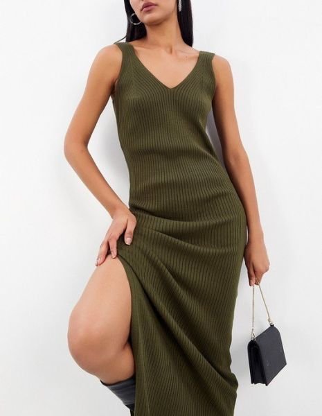 KHAKI DRESS