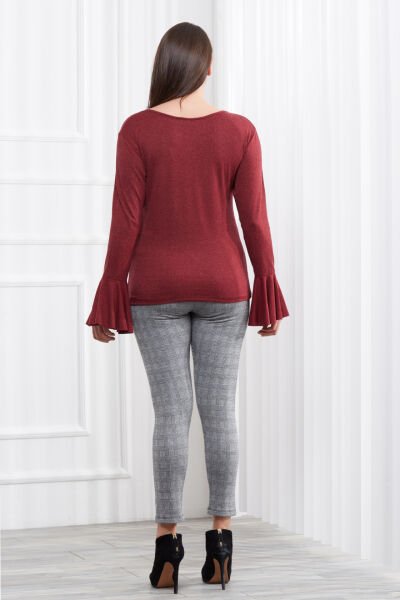 BURGUNDY BLOUSE