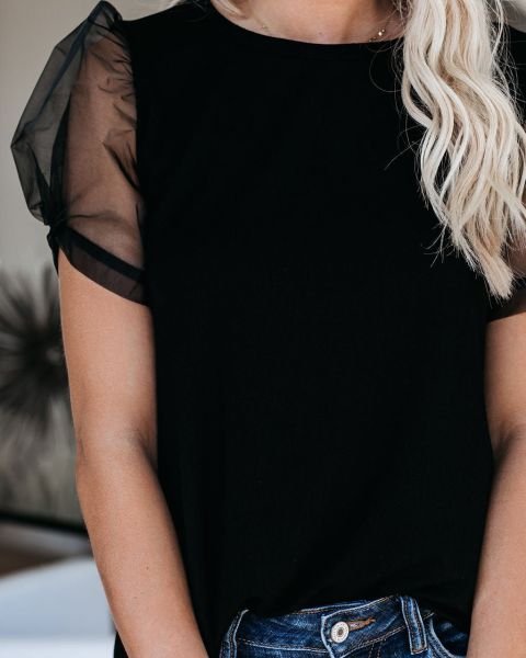 BLACK  BLOUSE