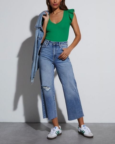 GREEN BLOUSE