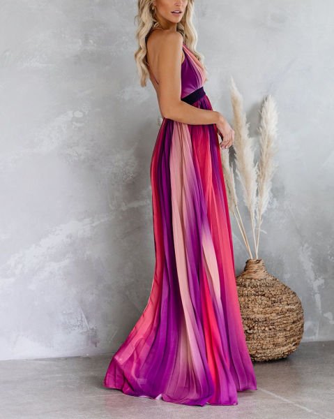 PINK-RAINBOW  DRESS