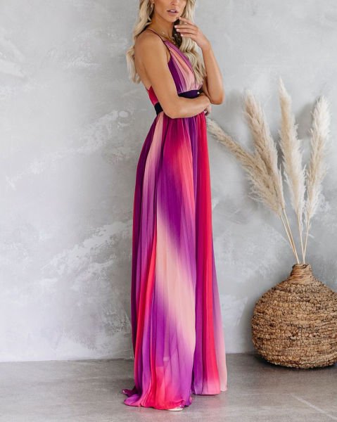 PINK-RAINBOW  DRESS