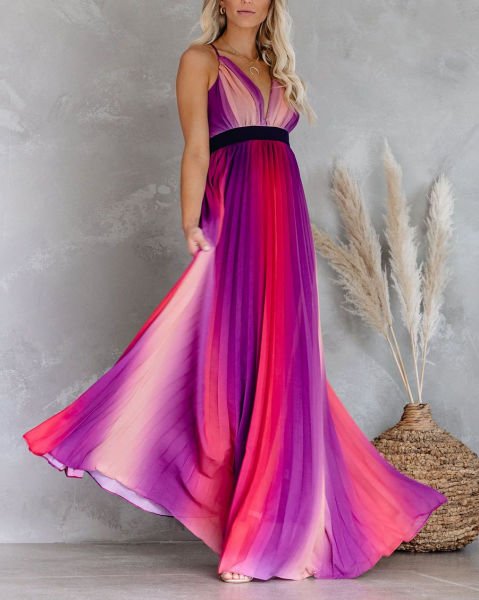 PINK-RAINBOW  DRESS