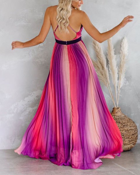 PINK-RAINBOW  DRESS