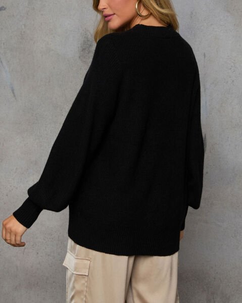 BLACK SWEATER XL - BLACK