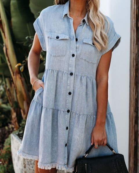 LIGHT-BLUE DRESS