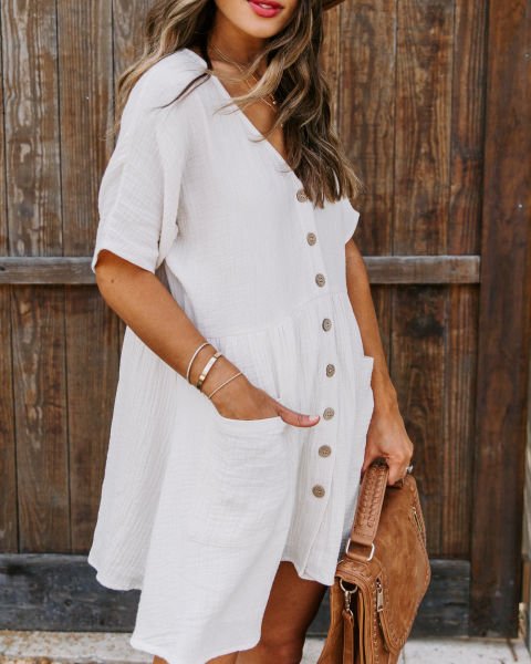 ECRU  DRESS