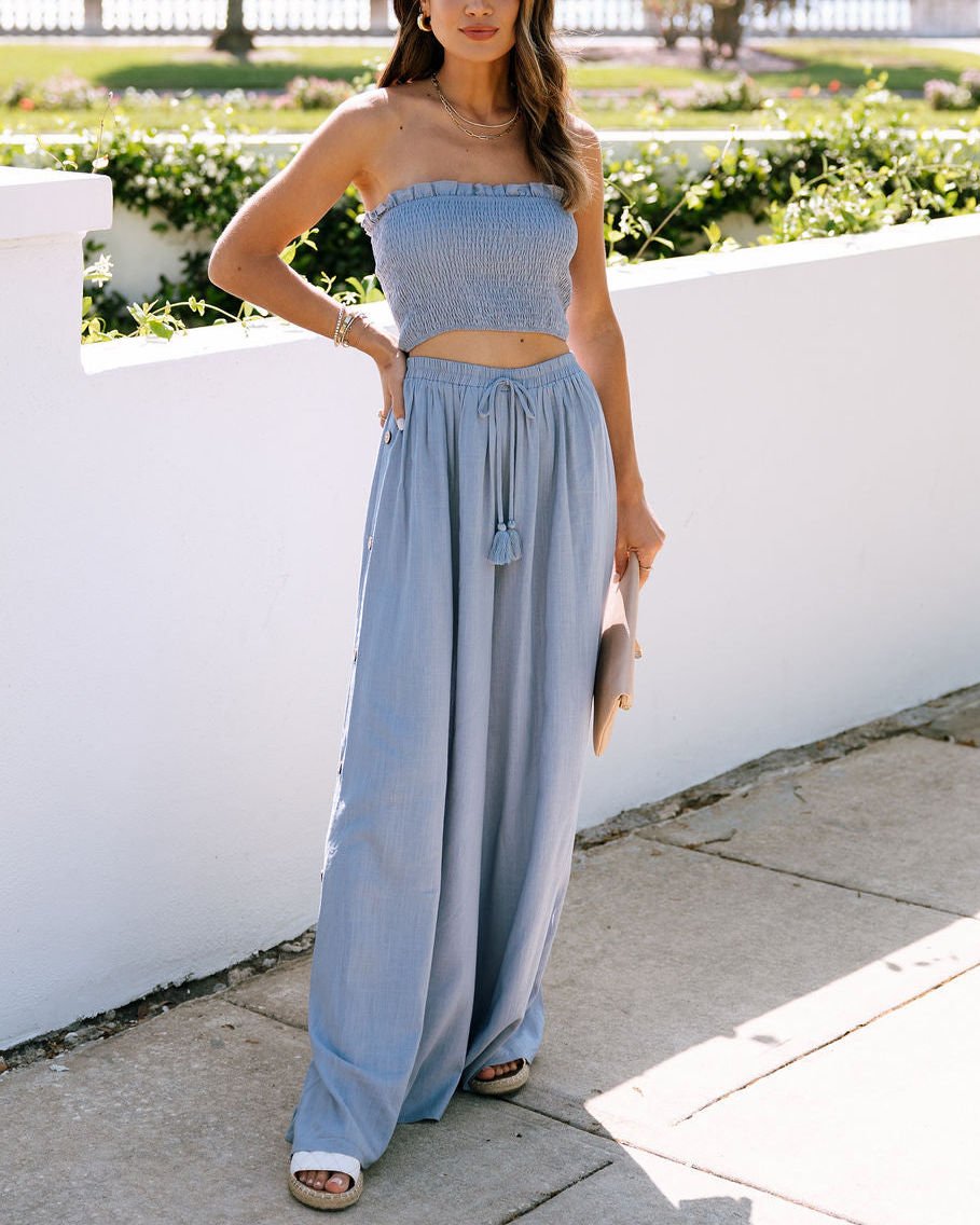 LAVENDER  TOP AND PANTS SET