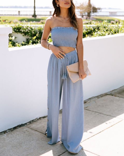 LAVENDER  TOP AND PANTS SET