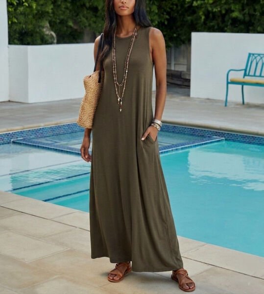 KHAKI DRESS