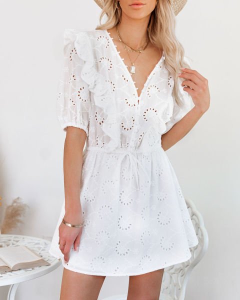 WHITE  DRESS