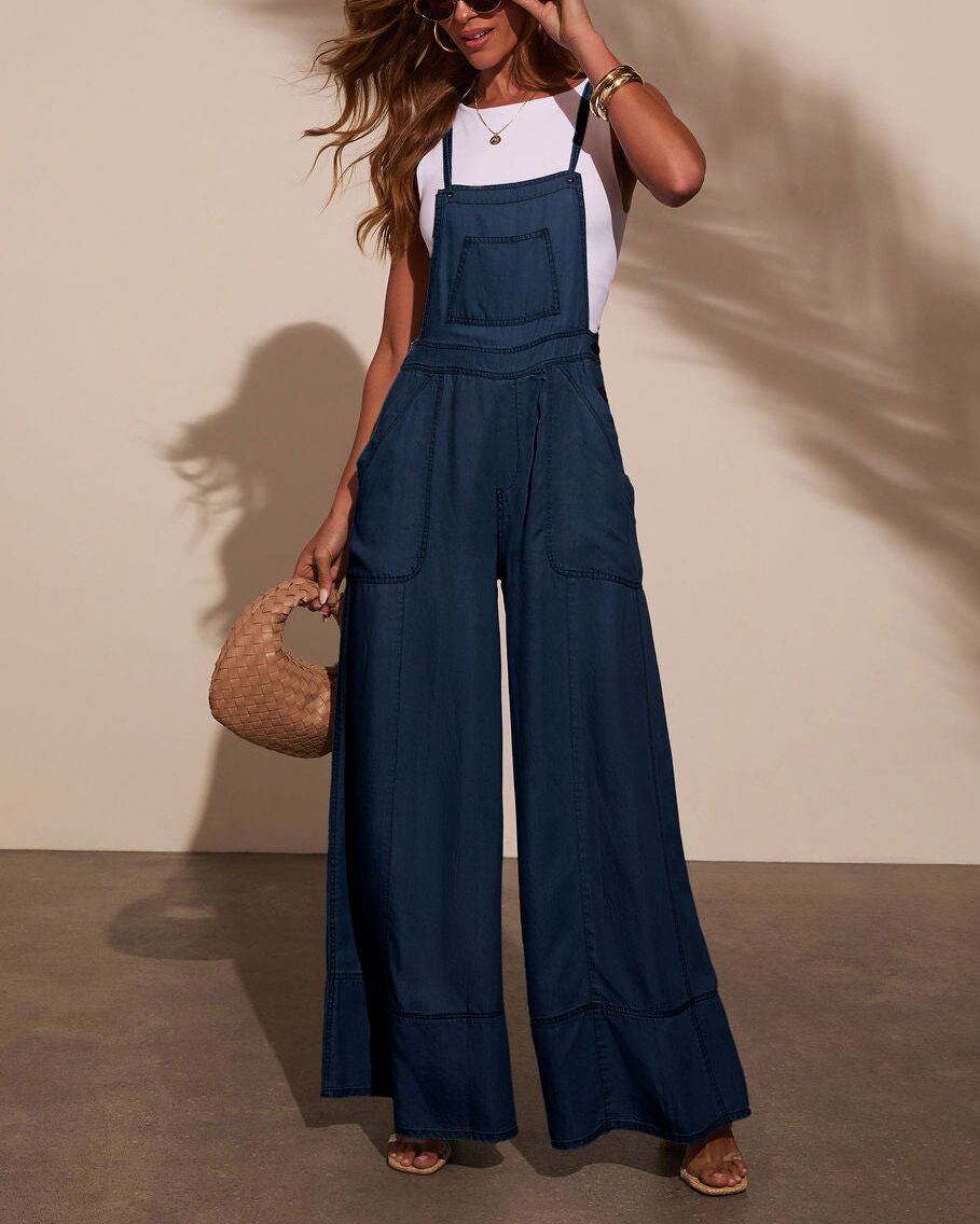 INDIGO JEANS JUMPSUIT M - INDIGO