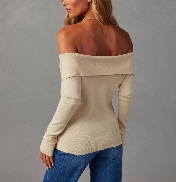 CREAM BLOUSE L - CREAM