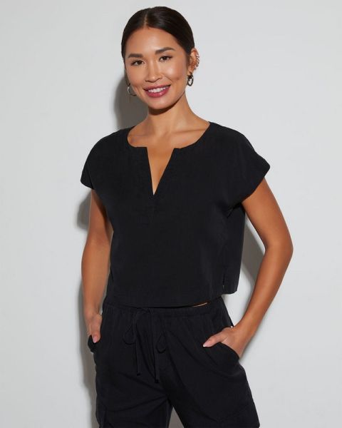 BLACK BLOUSE PANTS SET