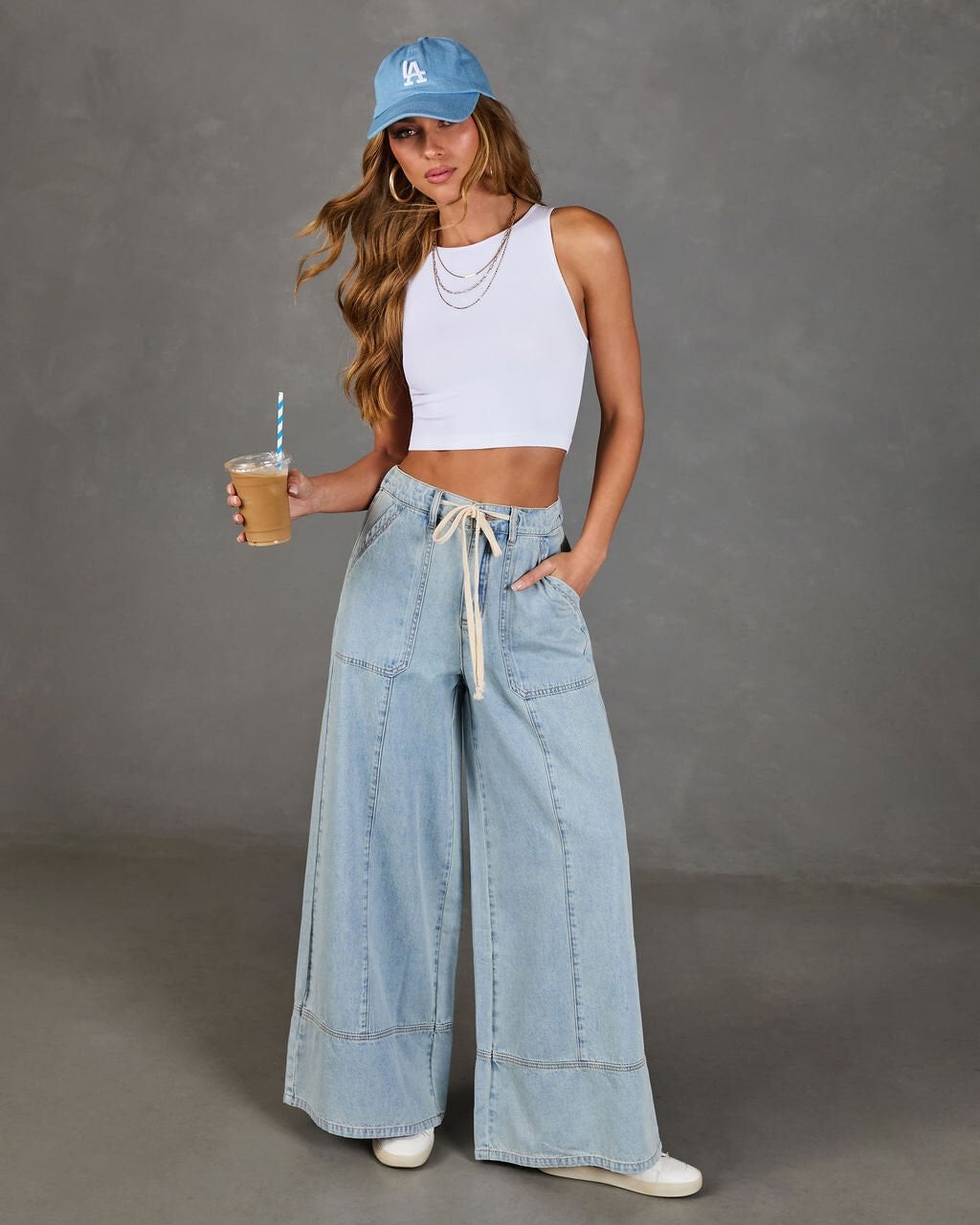 LIGHT-BLUE JEANS PANTS M - LIGHT-BLUE