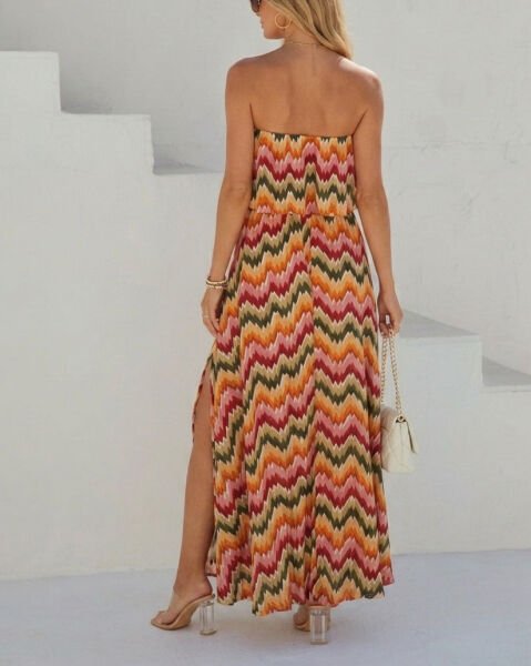 MULTICOLOR-PRINTED DRESS