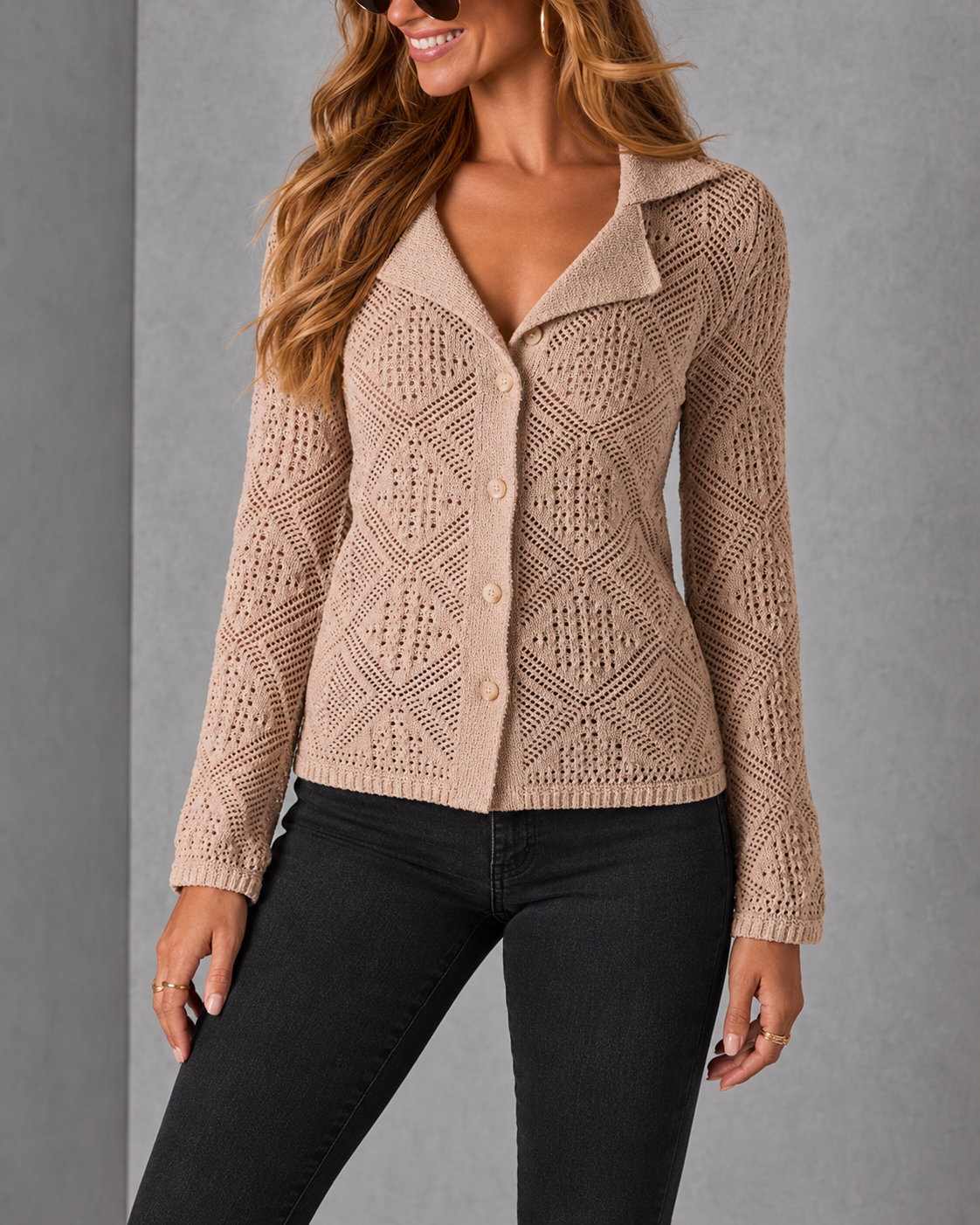 BEIGE CARDIGAN