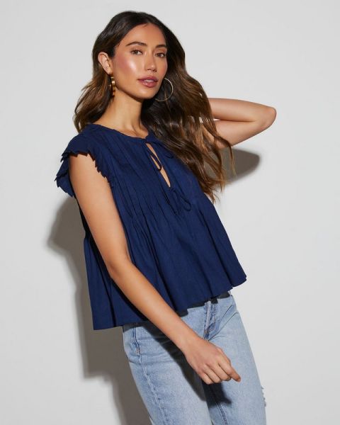 NAVY BLOUSE