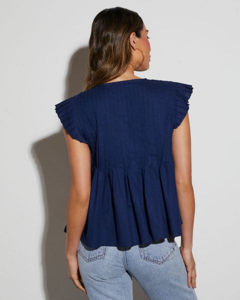 NAVY BLOUSE