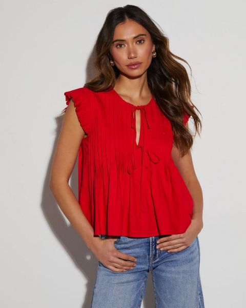 RED BLOUSE