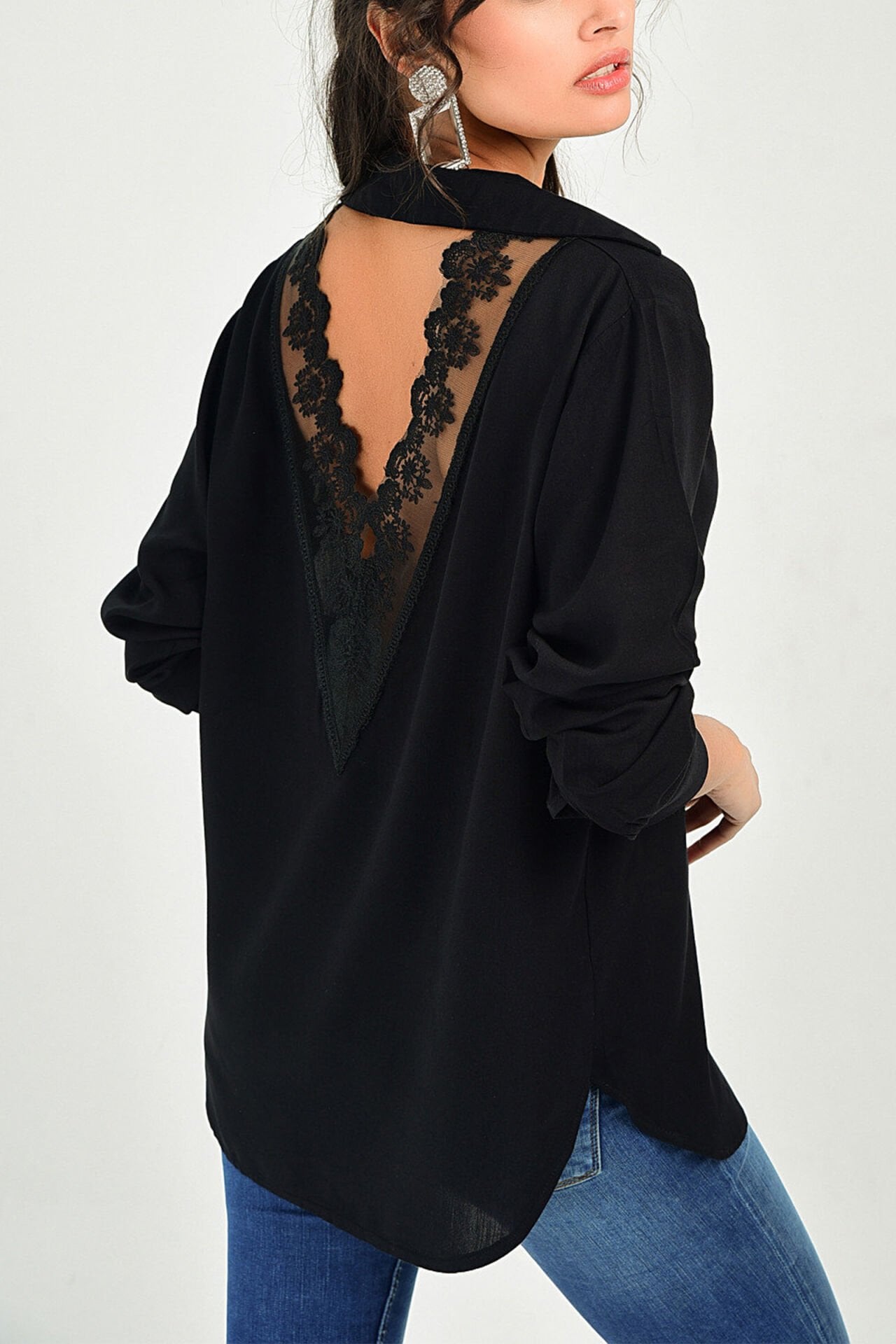 BLACK SHIRT M - BLACK