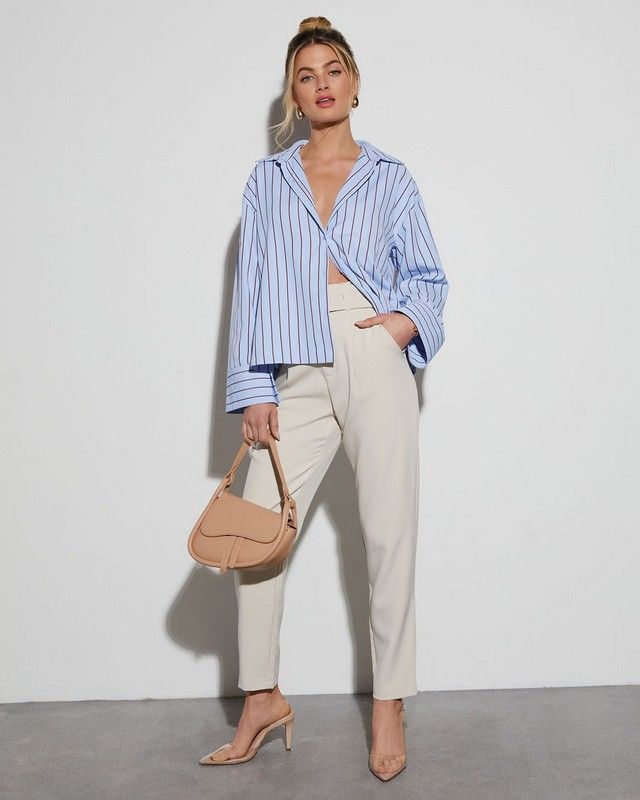 BLUE-NAVY-STRIPED SHIRT
