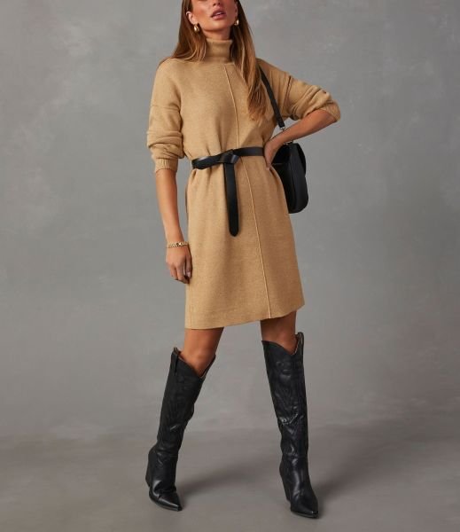 CAMEL DRESS