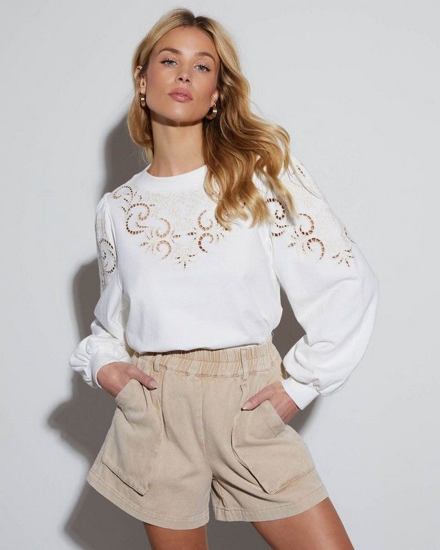 ECRU SWEATSHIRT