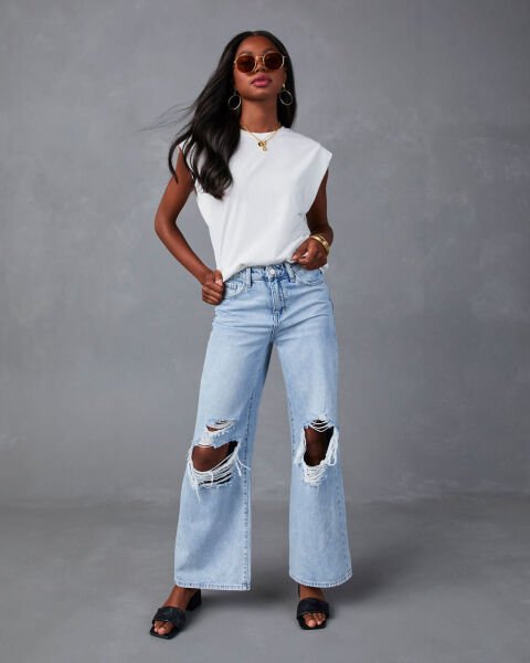 WHITE T-SHIRT M - WHITE