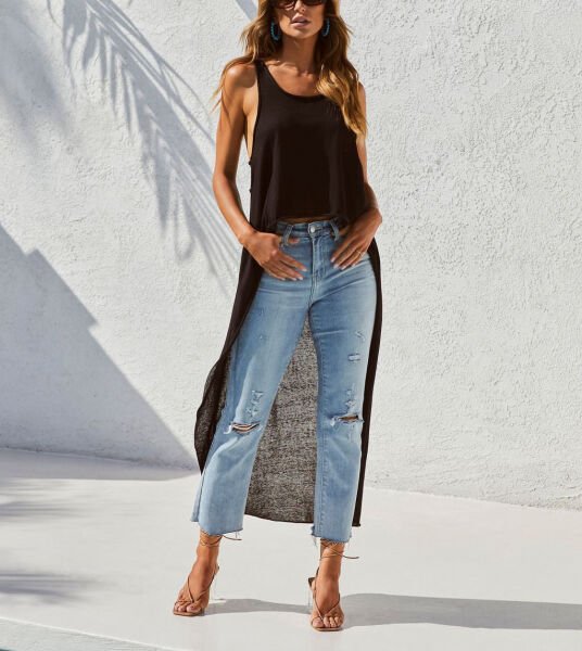 BLACK TUNIC L - BLACK