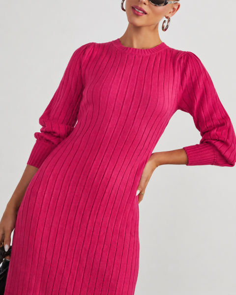 FUCHSIA DRESS L - FUCHSIA