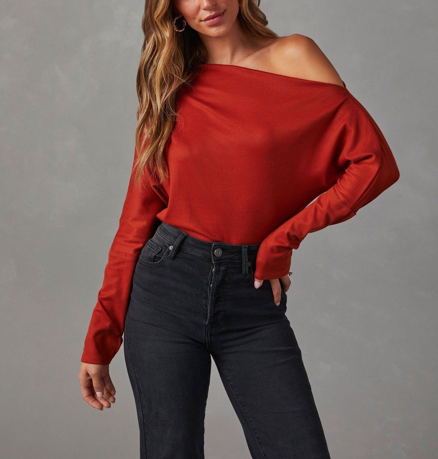 RED BLOUSE