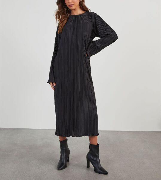 BLACK DRESS M - BLACK