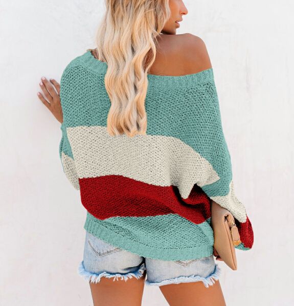 TURQUOISE-STONE SWEATER