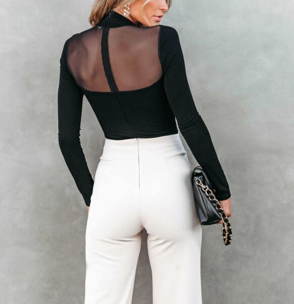 BLACK BLOUSE M - BLACK