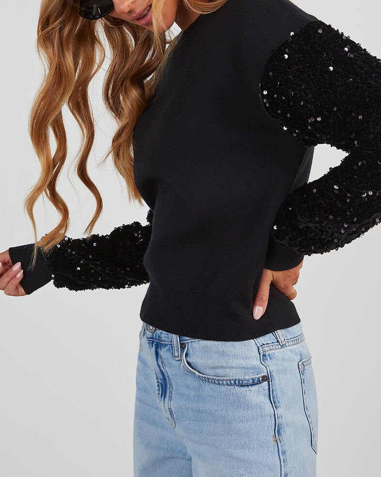 BLACK BLOUSE XL - BLACK